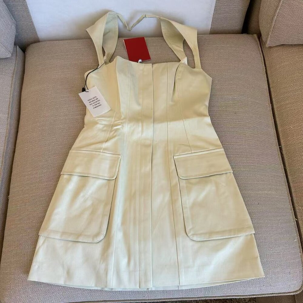 L'Academie Cream Mini Dress - Picture 6 of 15